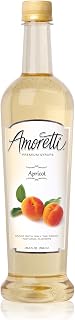 Amoretti Premium Syrup, Apricot, 25.4 Ounce (Pack of 12)
