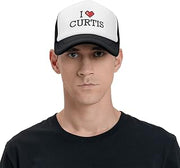 Funny Fishing Hats I Love Curtis Trucker Hats Funny Trucker Hats for Men