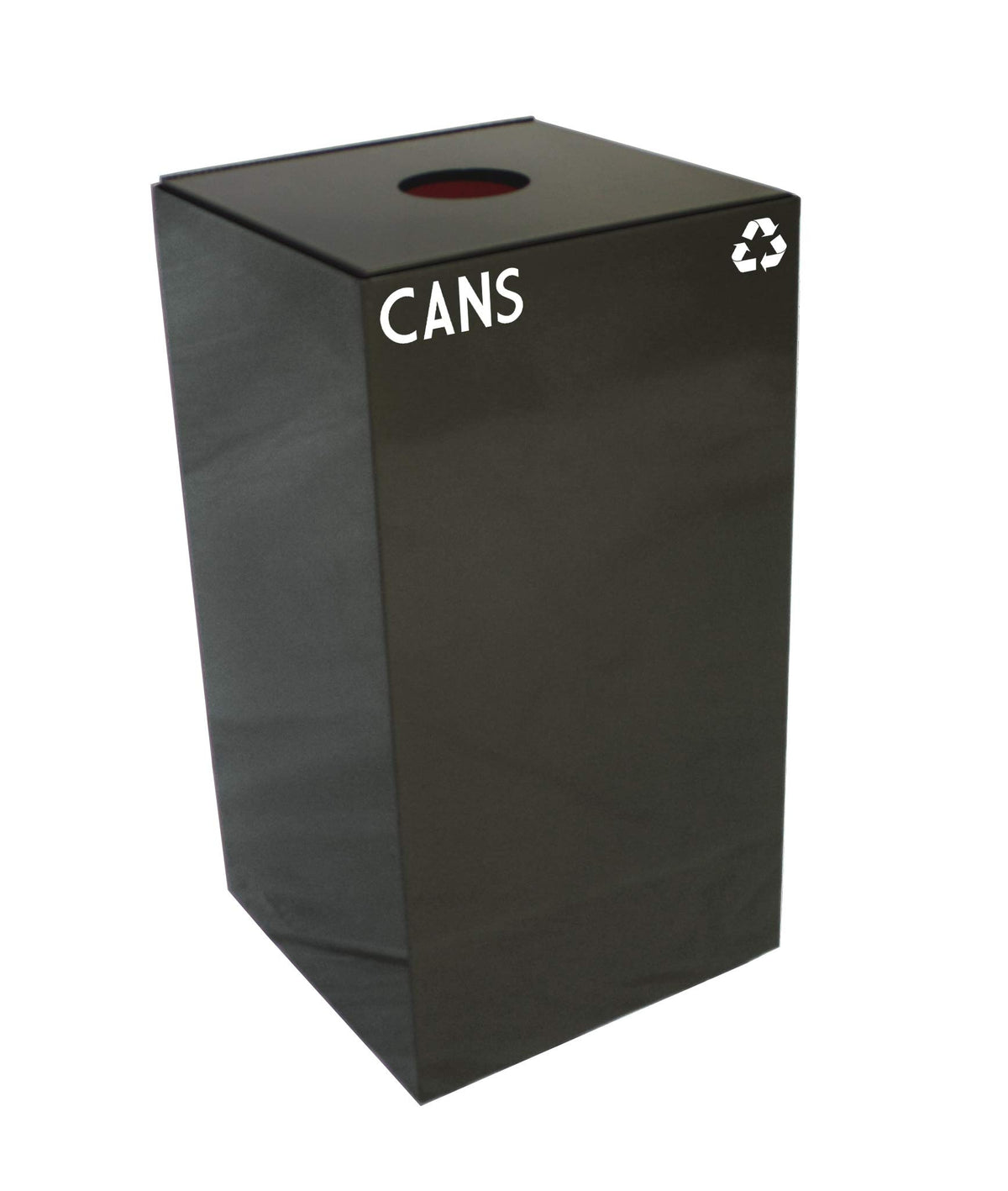 Steel 28-Gallon Geo Cube Recycling Container by Witt Industries – 28.0 gallons, Steel, Charcoal, Model 28GC01-CB