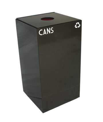 Steel 28-Gallon Geo Cube Recycling Container by Witt Industries – 28.0 gallons, Steel, Charcoal, Model 28GC01-CB