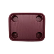 GET Burgundy / 17" x 14" / Modern Serving Trays