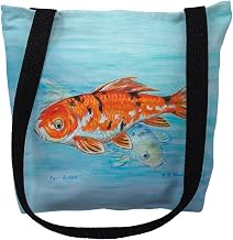 Betsy Drake TY117S 13 x 13 in. Koi Small Tote Bag
