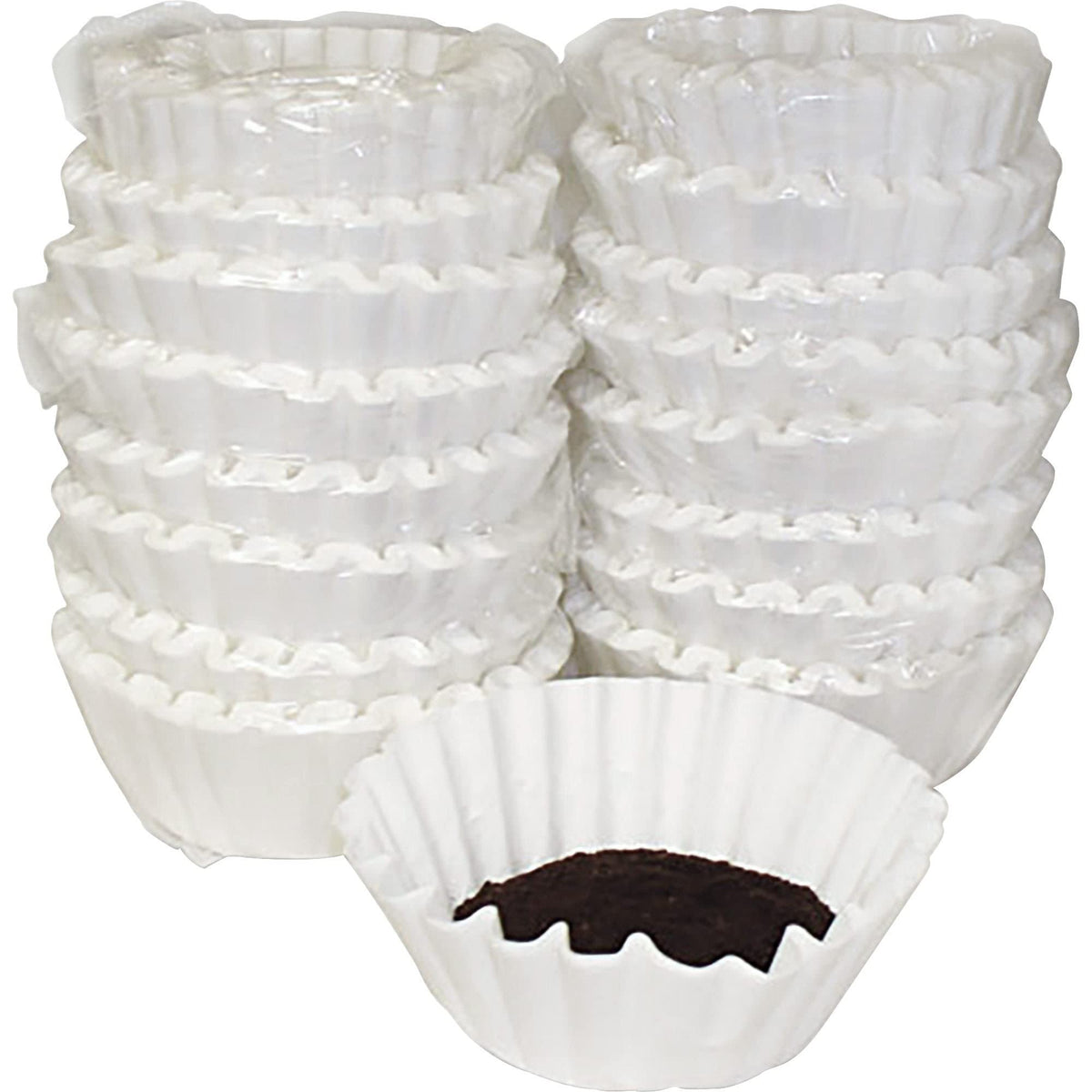 MLA620014, Basket-style Coffeemaker Coffee Filters, 800 / Box, White by Melitta – 8 to 12 cups, Paper, White, Pack of 800