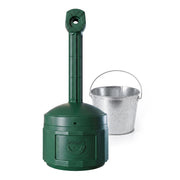 Justrite Forest Green / 4 Gallon / Cease-Fire Smoking Receptacles