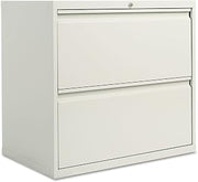 Alera Lateral File, 2 Legal/Letter-Size File Drawers, Light Gray, 36" x 18.63" x 28"