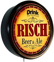 Goldenoldiesclocks RISCH Beer and Ale Cerveza Lighted Wall Sign
