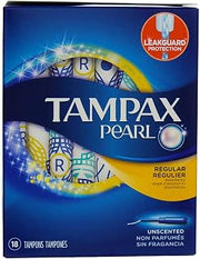 Pearl Reg Unsc 18c Size 18ct Tampax Pearl Regular Unscented 18 Ct Ea