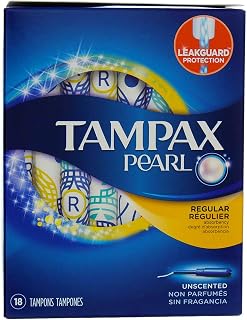 Pearl Reg Unsc 18c Size 18ct Tampax Pearl Regular Unscented 18 Ct Ea