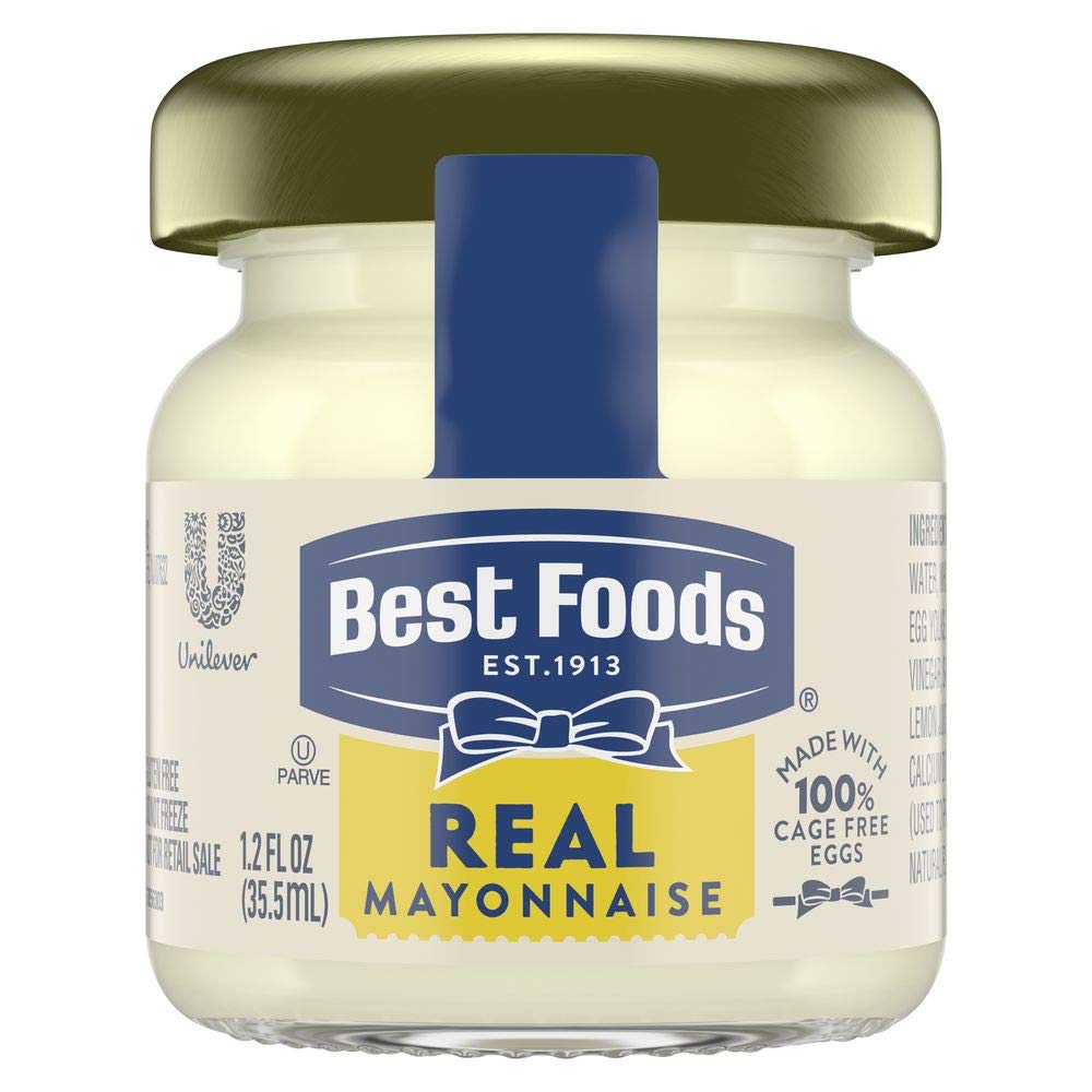 Best Foods 1.2 Fl Oz (Pack of 72) / Real / Mini Jars Mayonnaise