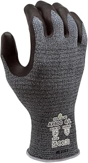 SHOWA AP800 Static Dissipative Nitrile Palm Coated Touch Screen Compatible Safety Work Glove, 13-Gauge, Small (12 Pair)