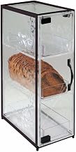 Calmil 1720-3 Iron Bread Case, 12.25" Length x 7" Width x 19.5" Height, Black