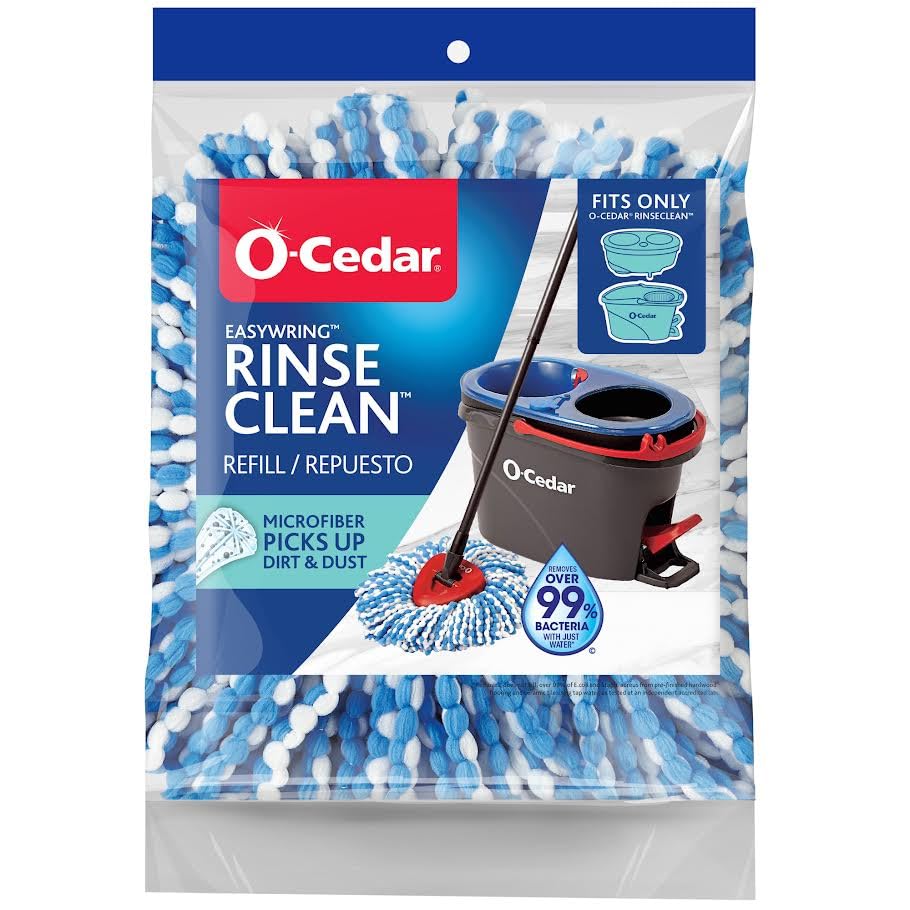 O-Cedar 2 RC Refills + 2 PACS / 4 Count (Pack of 1) / 1 Replacement Mop Pads