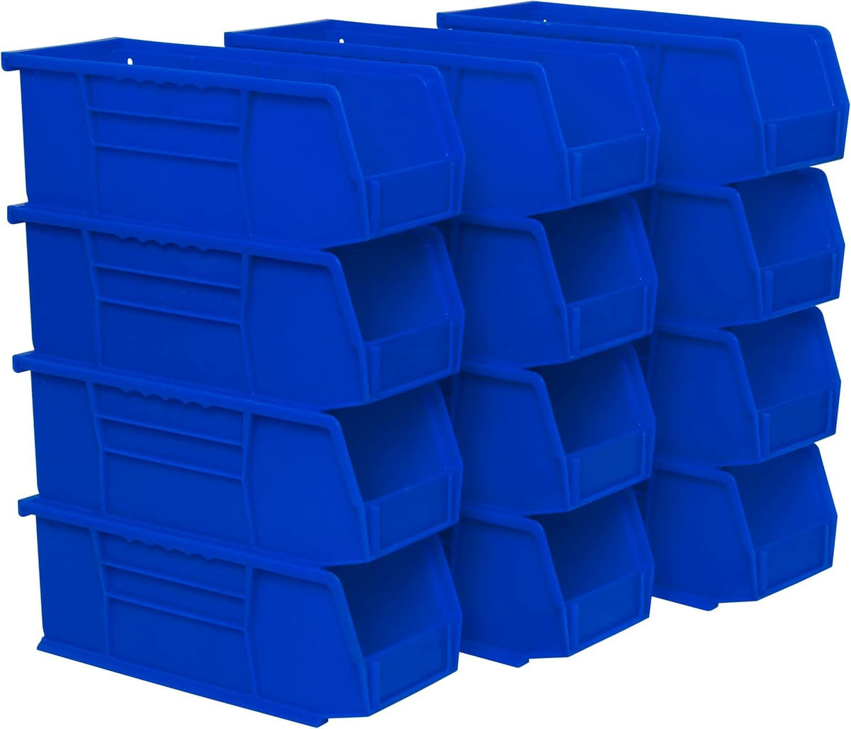 Akro-Mils Blue / 11-Inch x 4-Inch x 4-Inch / Storage Bins Only Open Storage Bins