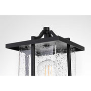 Miller One Light Outdoor Post Mount Black by Lighting Design – Iron, Black, Model OD312P16BK