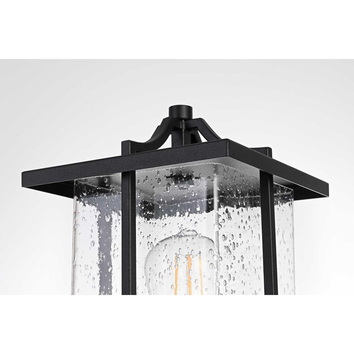 Miller One Light Outdoor Post Mount Black by Lighting Design – Iron, Black, Model OD312P16BK