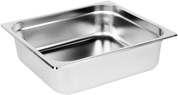 Thunder Group 2/3 SIZE 4" deep 24 gauge anti jam steam pans