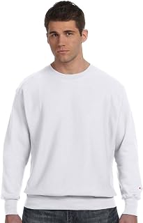 Champion Men's Reverse Weave Crew, Left Chest C