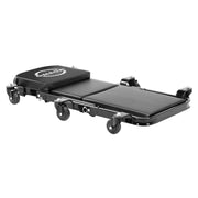 Omega Black Low Profile Z-Creeper - 450 lbs. Capacity by Omega Lift Equipment – 41.34"L x 40"W x 4.25"H, Polyvinyl Chloride, Black, Model 91452