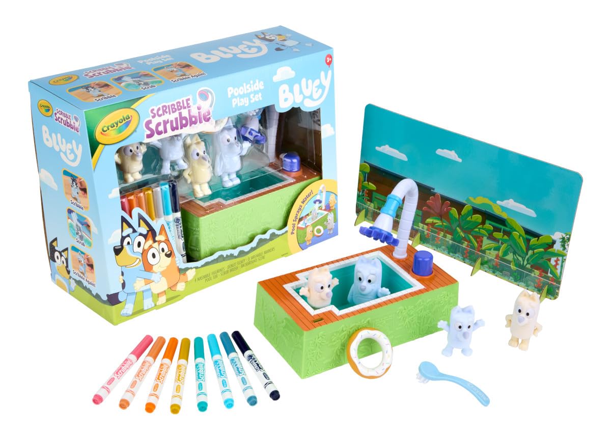 Crayola Poolside Playset / Blue / 1 Playsets