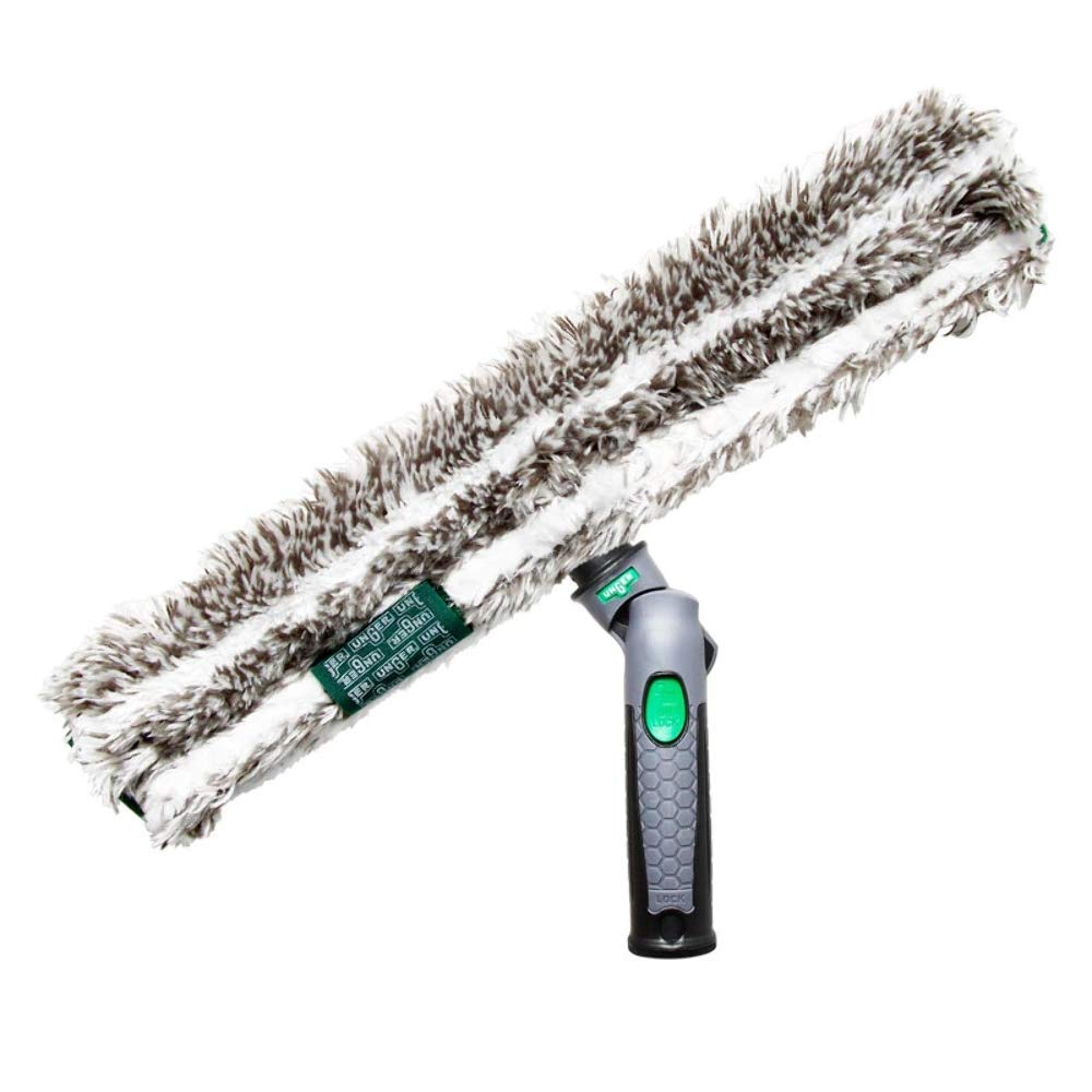 14" ErgoTec Complete Ninja Window Washer Set by UNGER – 14in/35cm, Gray, Model CDU060-14