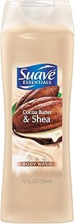 Suave Naturals Creamy Body Wash Cocoa Butter & Shea 12 oz (Pack of 4)