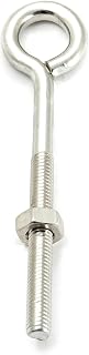Forney 61254 Eye Bolt with Nuts, Plated, 3/8-Inch Eyebolt-by-3-7/8-Inch Thread-by-6-Inch Overall Length