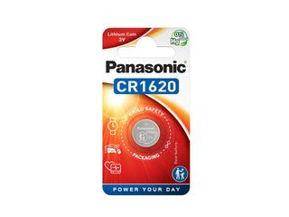 Connect Coin Cell Battery CR1620 1pc by Panasonic – 3V, Model 36906
