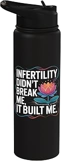 IVF In Vitro Fertilization Transfer Day Fertility Pregnancy Stainless Steel Insulated Water Bottle