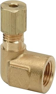 BrassCraft 70-4-4 1/4 O.D. by 1/4 -Inch Elbow, Rough Brass