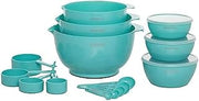 Farberware Pro Mix And Measure Set, 18-Piece, Aqua