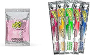 Sqwincher Zero Sugar Hydration Bundle with Strawberry Lemonade Drink Mix (Pack of 50) and Assorted Flavor Freezer Pops (50 Count)