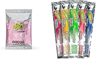 Sqwincher Zero Sugar Hydration Bundle with Strawberry Lemonade Drink Mix (Pack of 50) and Assorted Flavor Freezer Pops (50 Count)