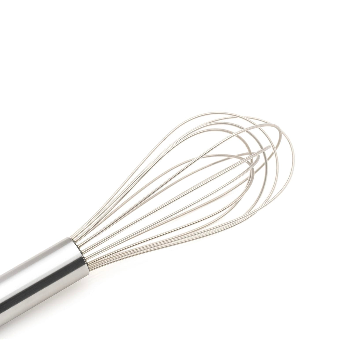 Silicone Piano Whisk 10" Frost by Cuisipro – Medium, silicone, Silver, Model 74695011
