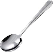 Winco SRS-2 Berry Spoon, Medium, Stainless Steel, 12-Pieces, 8-5/8" | Rounded edge, Catering service, Great for Cooking, Buffet Service, Food Preparation and Serving