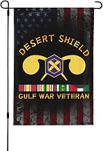 US Chemical Corps Operations Desert Shield Veteran Double Sided Garden Flag Decoration Outdoor Home Yard Flag Banner 12.5"x18"71