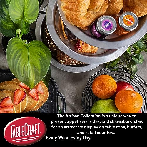 Tablecraft 10 Inch Squared / Black / Modern Fruit Bowls
