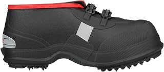 TINGLEY 4250 Winter-Tuff 2-Buckle Ice Traction Overshoe, Men's 13, Black | 5-inch height, 100% waterproof protection with 28 tungsten carbide studs for ice and snow traction