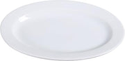 Casafoyer AC-14 ABCO Oval Platter, 13" Length x 8.5" Width, Porcelain, Super White, Pack of 12 | (2 Units)