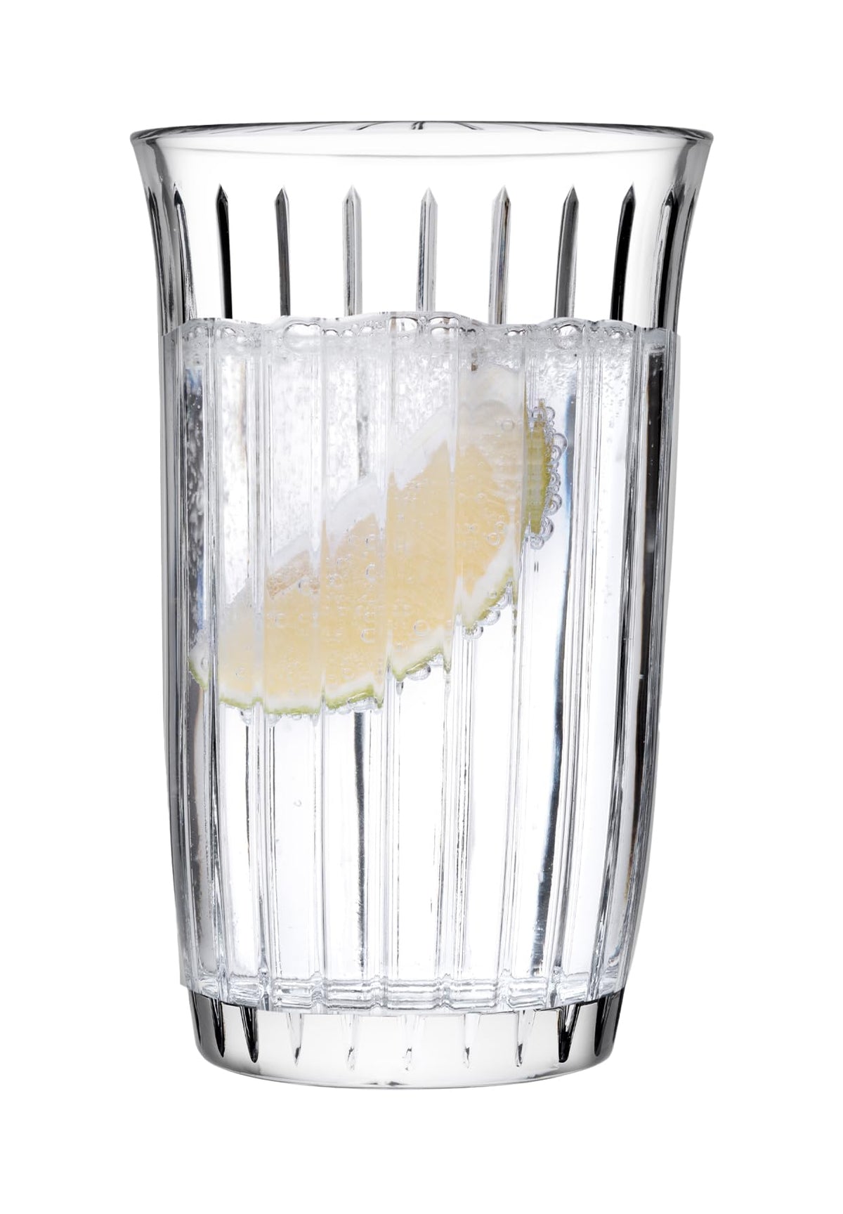 Set of 4 Long Drink Joy Clear Glass Tumblers 36.5cl - Dishwasher Safe by Pasabahce – 365ml, 0.36 liters, Glass, Transparent, Pack of 4