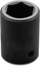 Stanley Proto J7418M 1/2-Inch Drive Impact Socket, 18mm, 6 Point