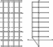 Eaton Electrical - Sb60210806tg - Eaton B-line Series Double Sided 18 Inch Shelf Width Distribution Frame, 108in Height,