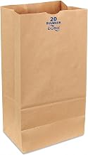 DURO BAG 71020 20# Kraft Bulwark Bag 57# 8.25X5.31X16.13, 400 CS