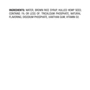 Pacific Foods Vanilla Hemp Milk / 32 Fl Oz (Pack of 12) / Natural Hemp Milk