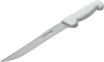 Basics P94848 International Scalloped Edge Utility Knife with Polypropylene Handle