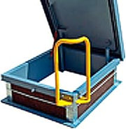 Safety Ladder Extension, Steel, Yellow