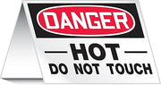 AccuformNMC PAT727 Aluminum Tent-Style Surface Warning Sign