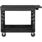 Industrial Service & Utility Cart by Global Industrial – Plastic, Black, Model 800334