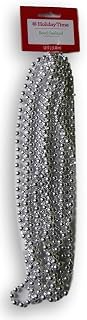 Holiday Time Silver Bead Garland - 18