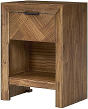 Kingston Herringbone Accent Table - Hazelnut Brown - 20"W