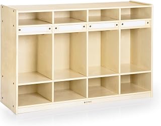 Guidecraft 4-Section Toddler Locker - Birch Plywood